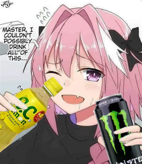 astolfo monster energy|Astolfo Monster Energy Meme